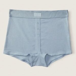 Victoria's Secret PINK Blue High Waist Boyshort Brief Undies in XXLarge